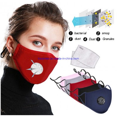 Wholesale Distributor Cotton Cloth Fabric Washable Reusable Kids Adult Dustproof PPE UV Protective Earloop Tie-on 3 Ply Layers Black Mascarilla Face Mask R05